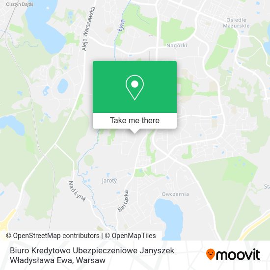 Biuro Kredytowo Ubezpieczeniowe Janyszek Władysława Ewa map