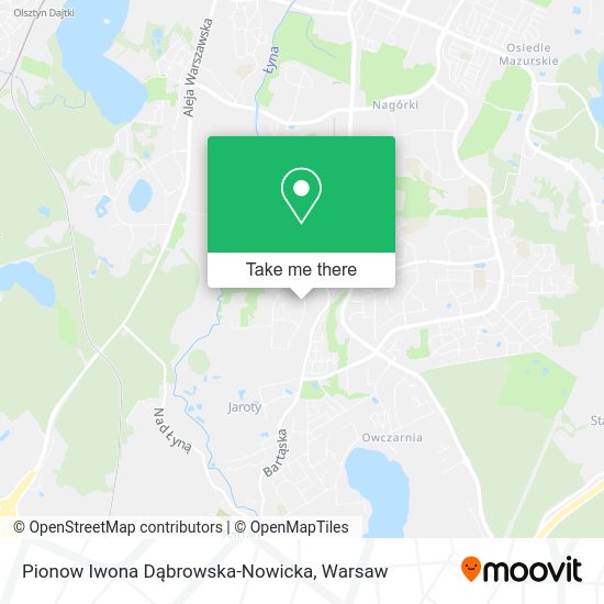 Pionow Iwona Dąbrowska-Nowicka map