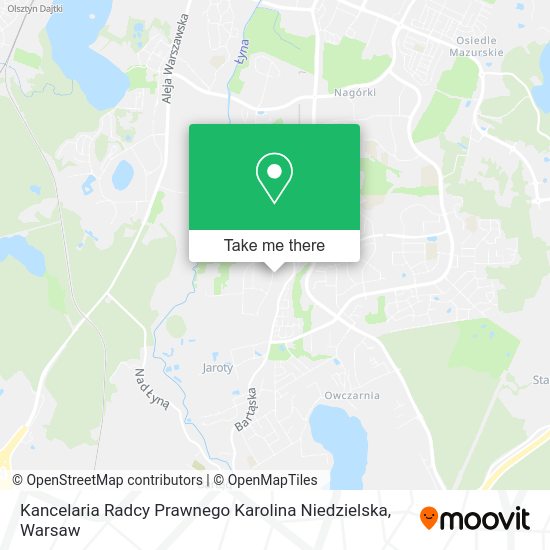 Kancelaria Radcy Prawnego Karolina Niedzielska map