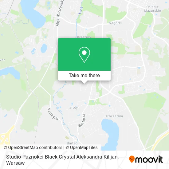 Карта Studio Paznokci Black Crystal Aleksandra Kilijan