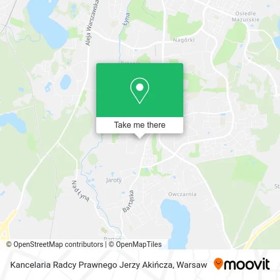 Kancelaria Radcy Prawnego Jerzy Akińcza map