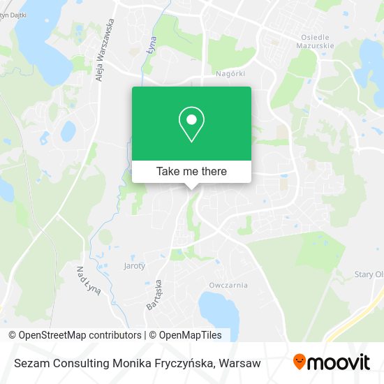 Sezam Consulting Monika Fryczyńska map