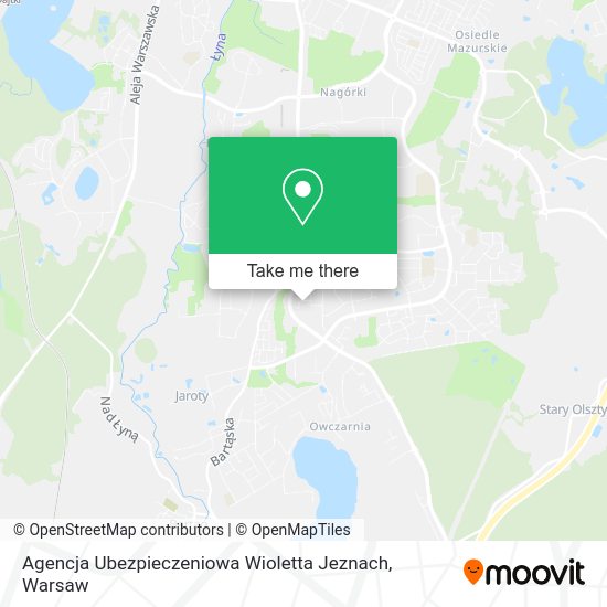 Agencja Ubezpieczeniowa Wioletta Jeznach map