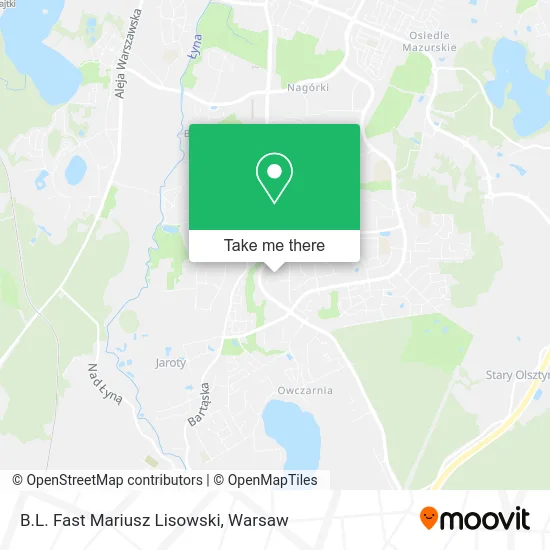 Карта B.L. Fast Mariusz Lisowski