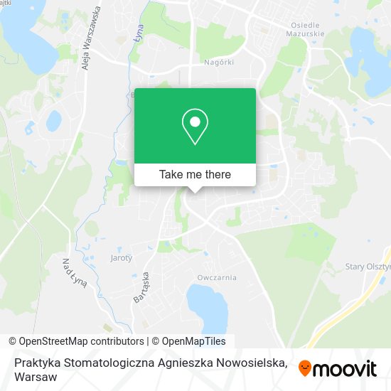 Praktyka Stomatologiczna Agnieszka Nowosielska map