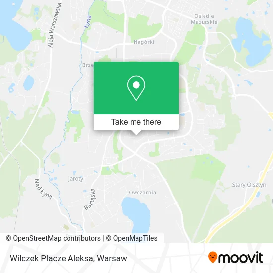 Карта Wilczek Placze Aleksa