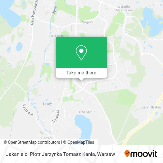 Карта Jakan s.c. Piotr Jarzynka Tomasz Kania