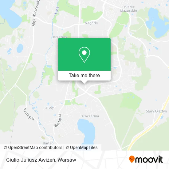 Карта Giulio Juliusz Awiżeń