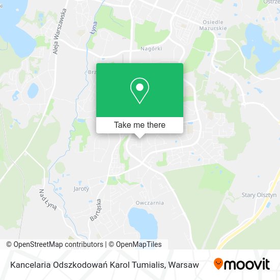 Kancelaria Odszkodowań Karol Tumialis map