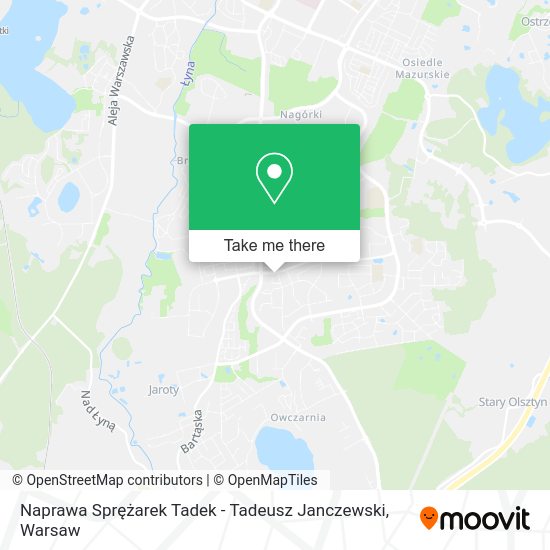 Naprawa Sprężarek Tadek - Tadeusz Janczewski map