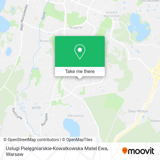 Usługi Pielęgniarskie-Kowalkowska Matel Ewa map