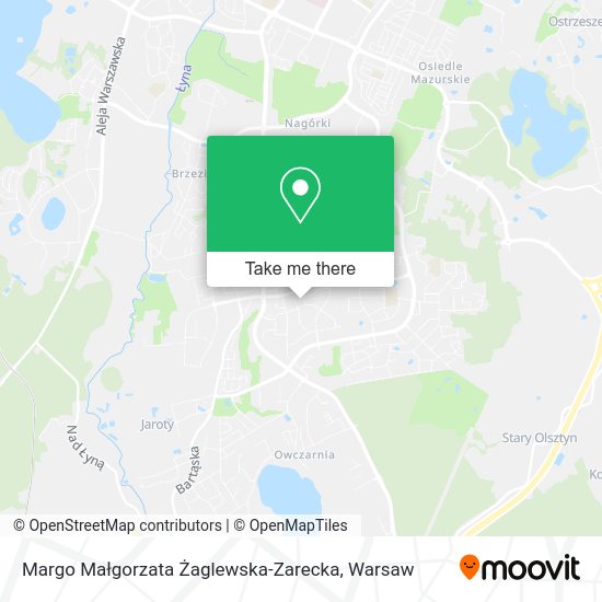 Margo Małgorzata Żaglewska-Zarecka map