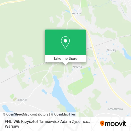 Карта FHU Wik Krzysztof Tarasewicz Adam Zyser s.c.