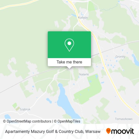 Apartamenty Mazury Golf & Country Club map