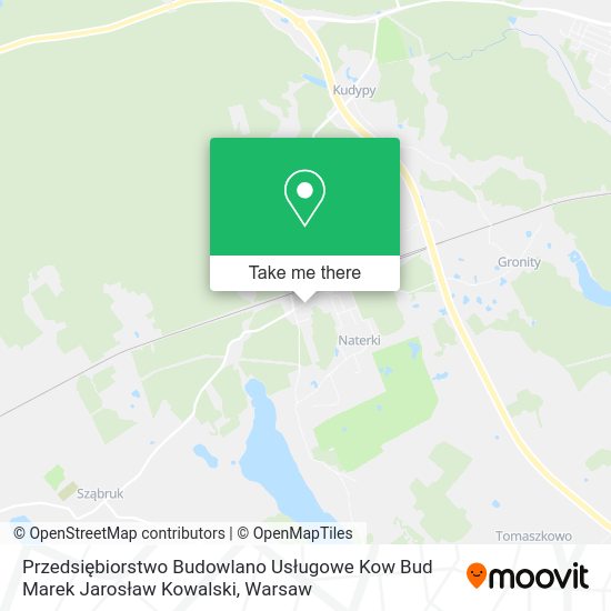 Przedsiębiorstwo Budowlano Usługowe Kow Bud Marek Jarosław Kowalski map