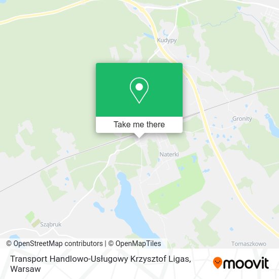 Transport Handlowo-Usługowy Krzysztof Ligas map