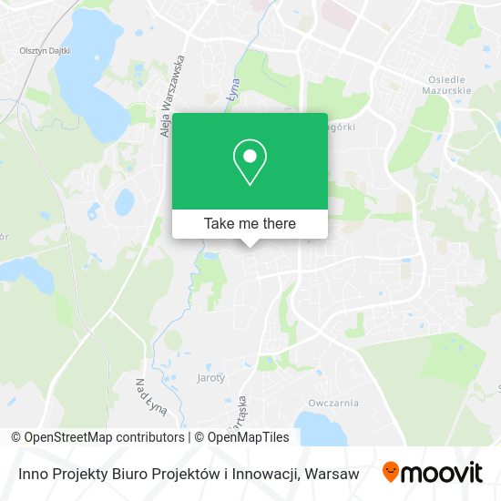 Inno Projekty Biuro Projektów i Innowacji map