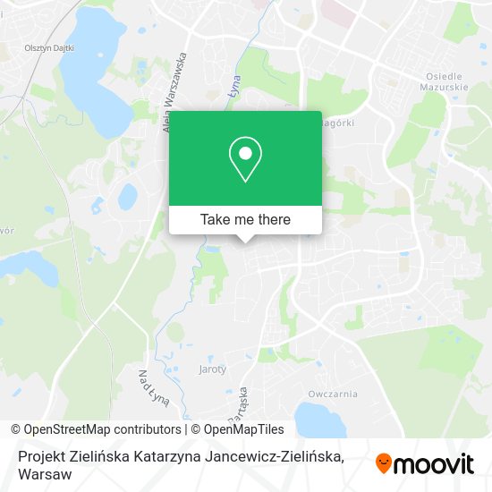 Projekt Zielińska Katarzyna Jancewicz-Zielińska map