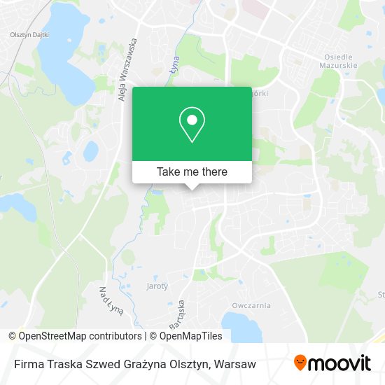 Firma Traska Szwed Grażyna Olsztyn map