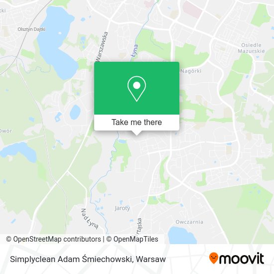 Simplyclean Adam Śmiechowski map