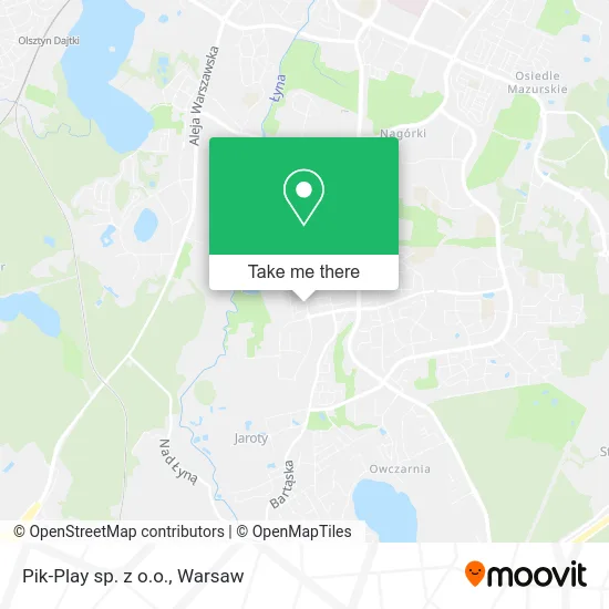 Карта Pik-Play sp. z o.o.