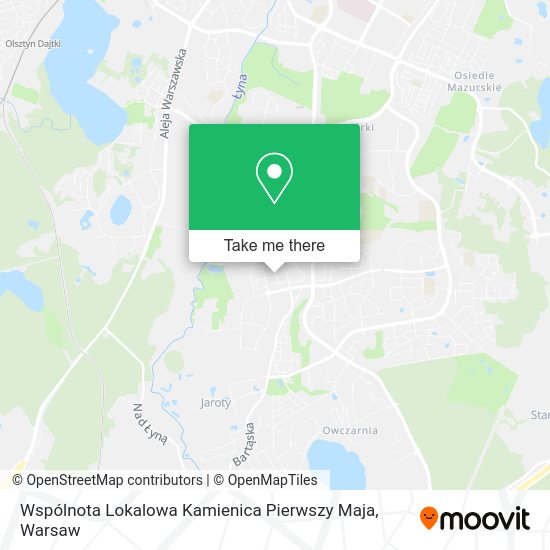 Wspólnota Lokalowa Kamienica Pierwszy Maja map