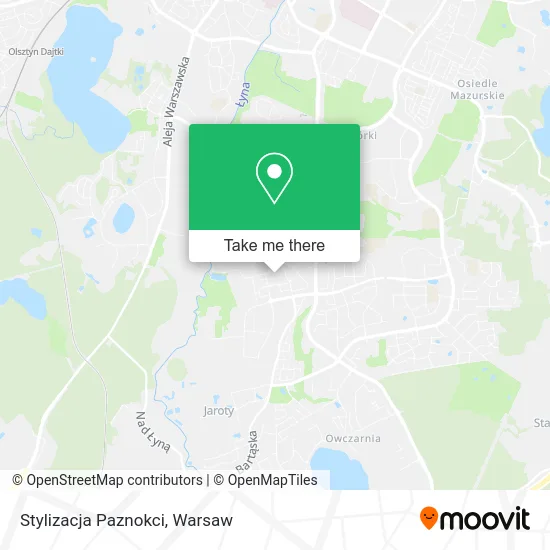 Карта Stylizacja Paznokci