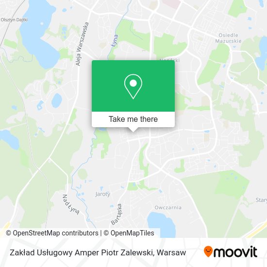 Zakład Usługowy Amper Piotr Zalewski map