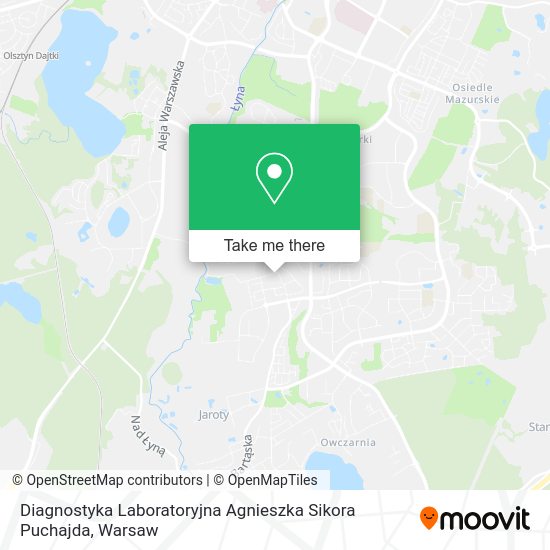 Diagnostyka Laboratoryjna Agnieszka Sikora Puchajda map