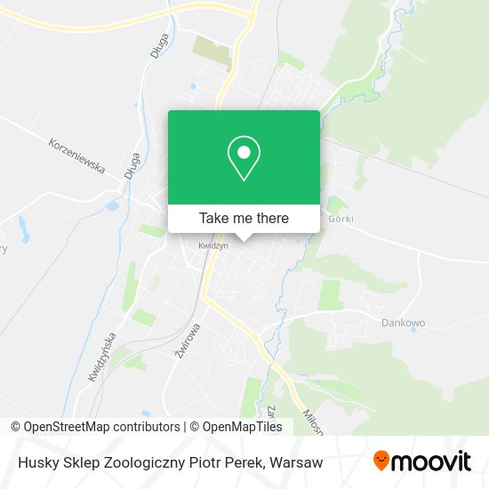 Husky Sklep Zoologiczny Piotr Perek map