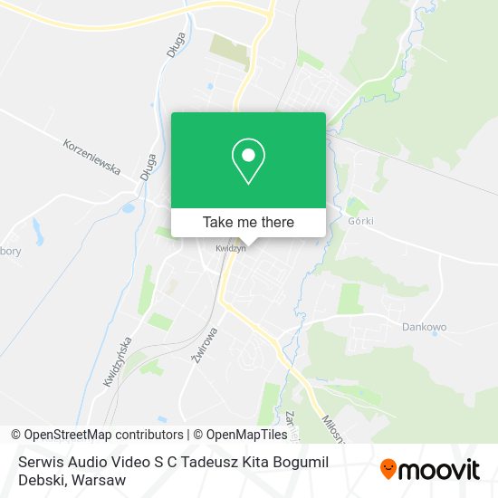 Serwis Audio Video S C Tadeusz Kita Bogumil Debski map