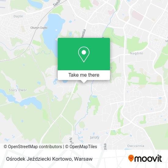 Ośrodek Jeździecki Kortowo map