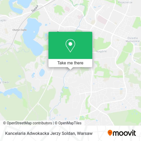 Kancelaria Adwokacka Jerzy Soldan map