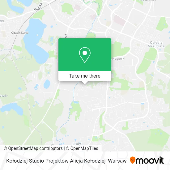 Kołodziej Studio Projektów Alicja Kołodziej map