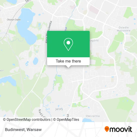 Карта Budinwest