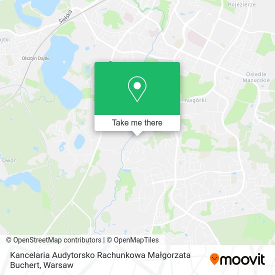 Kancelaria Audytorsko Rachunkowa Małgorzata Buchert map