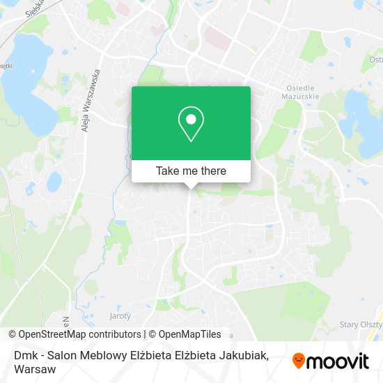 Dmk - Salon Meblowy Elżbieta Elżbieta Jakubiak map