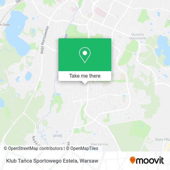 Klub Tańca Sportowego Estela map