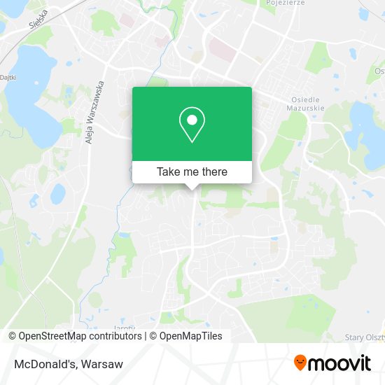 McDonald's map