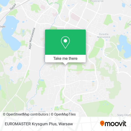 EUROMASTER Krysgum Plus map