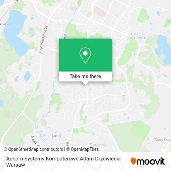 Adcom Systemy Komputerowe Adam Drzewiecki map