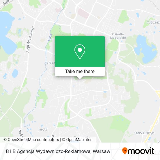 B i B Agencja Wydawniczo-Reklamowa map