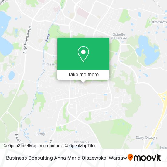 Business Consulting Anna Maria Olszewska map