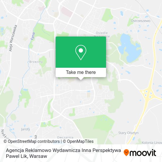 Agencja Reklamowo Wydawnicza Inna Perspektywa Pawel Lik map