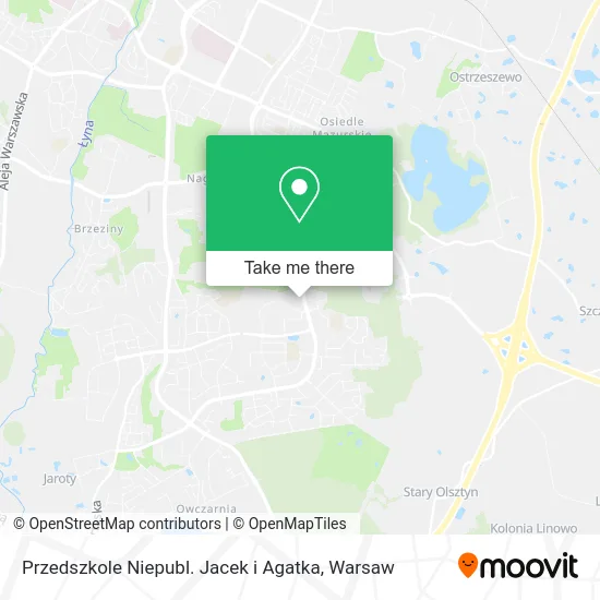 Przedszkole Niepubl. Jacek i Agatka map
