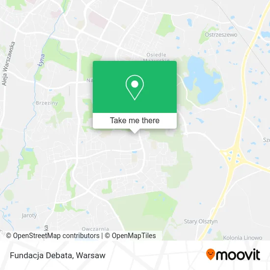 Fundacja Debata map