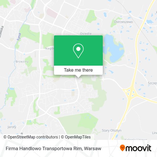 Firma Handlowo Transportowa Rim map