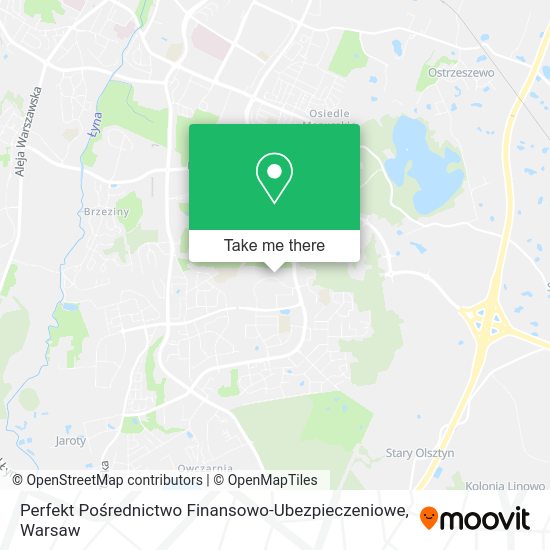 Карта Perfekt Pośrednictwo Finansowo-Ubezpieczeniowe