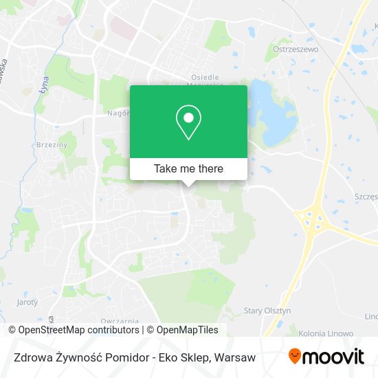 Zdrowa Żywność Pomidor - Eko Sklep map