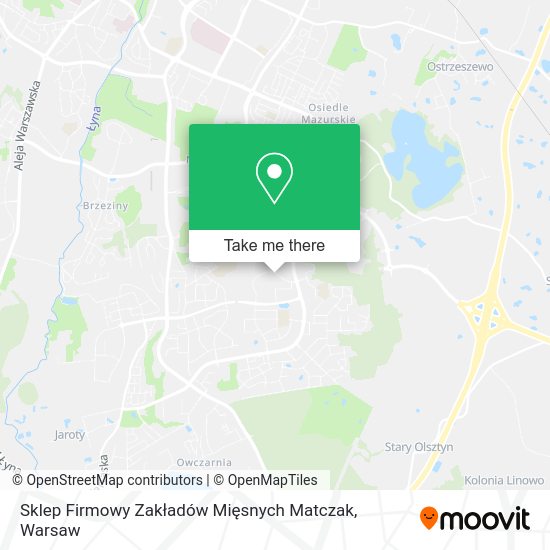 Sklep Firmowy Zakładów Mięsnych Matczak map